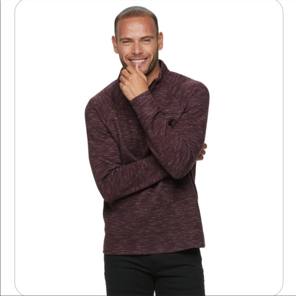 Marc Anthony Other - NWT MARC ANTHONY• Burgundy Slim Fit Quarter Zip